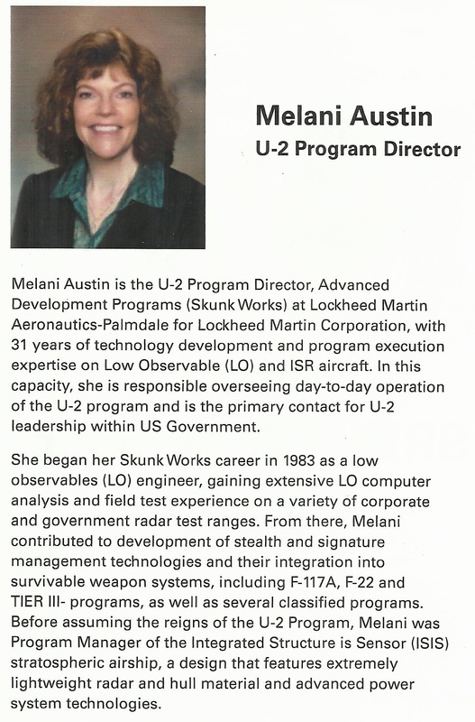 Melani Austin, U-2 Program Director