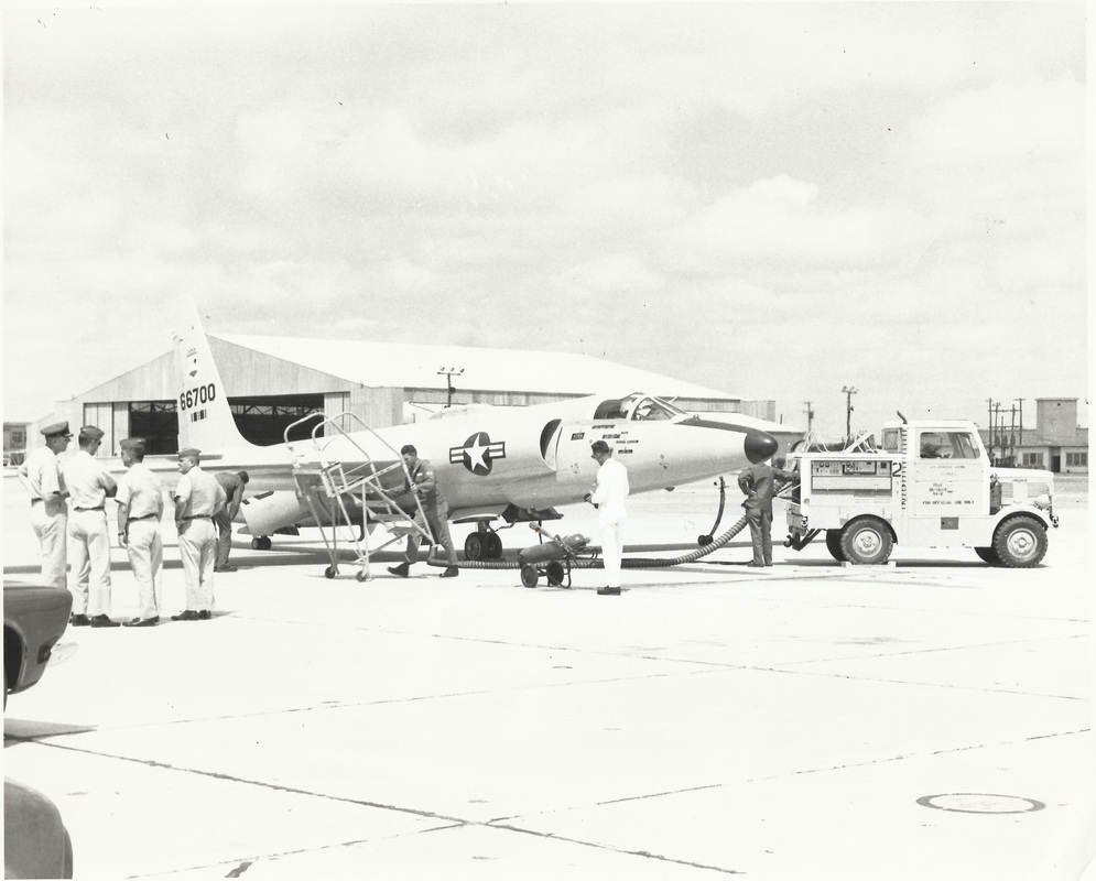 U-2A 56-6700 on the ramp at Laughlin Air Force Base, Texas, Friday, June 12, 1963, preparing to depart for the 4028th's new home at Davis-Monthan Air Force Base in Arizona.