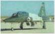 A T-38 on the tarmac