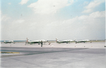 Small image of 5 U-2s on the ramp at Laughlin Air Force Base, Texas