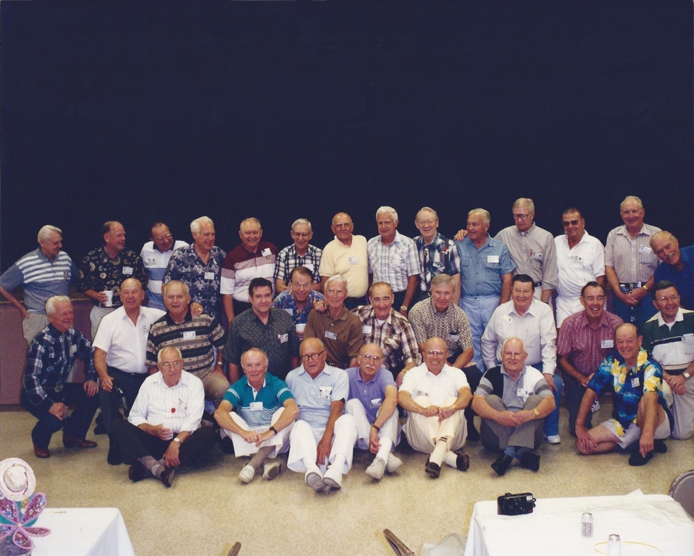 Group photo of Pilots of the 4025TH SRS / 4028TH SRWS gathered in Del Rio, Texas, June 25, 1996