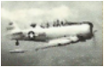 A T-6 in flight